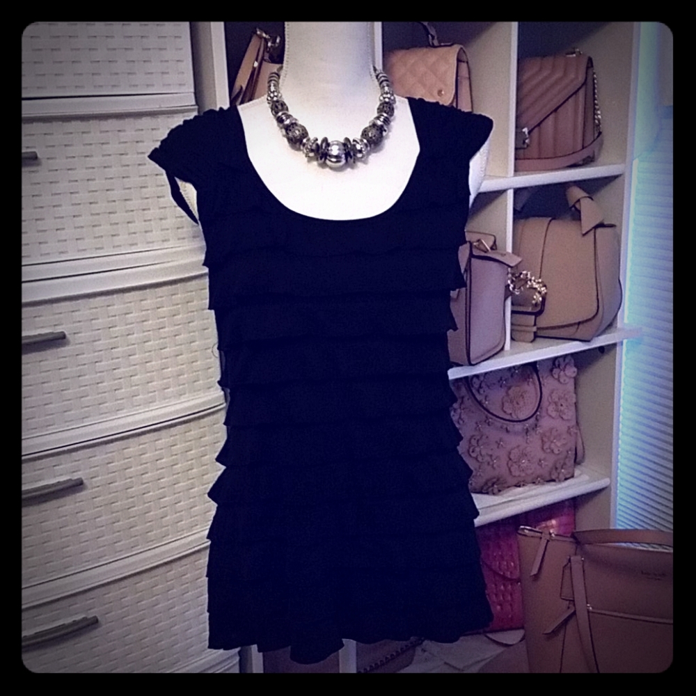 Black AB Studio Blouse Size Small